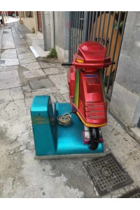 90s Κερματοφόρο Παιχνίδι Ψιλικατζίδικου Μηχανάκι Σκούτερ Λειτουργικό
