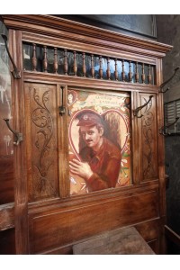Παλιό Ξύλινο Έπιπλο Υποδοχής Πόρτ Μαντώ Γκαρνταρόμπα 2.10 x 1.00 x 32cm