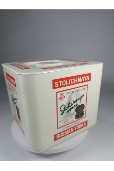Vintage Διαφημιστική Παγοθήκη της Βότκας Stolichnaya