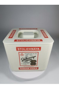 Vintage Διαφημιστική Παγοθήκη της Βότκας Stolichnaya