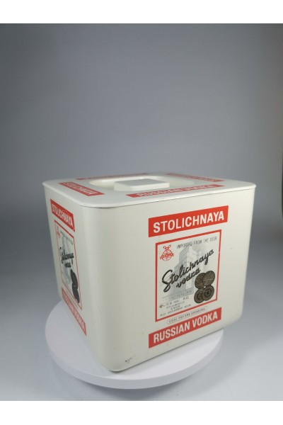 Vintage Διαφημιστική Παγοθήκη της Βότκας Stolichnaya