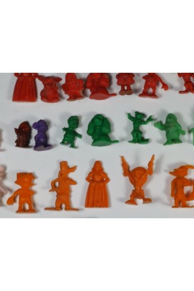 44 Φιγούρες με ήρωες της Disney από Ελληνικά Παγωτά και Πατατάκια 70s