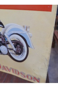 Vintage Τσίγκινη Πινακίδα Harley -Davidson