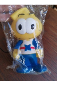 Vintage Snorks Snorkel Allstar Vinyl Λαστιχένιο Παιχνίδι by Sepp 1986 Taiwan