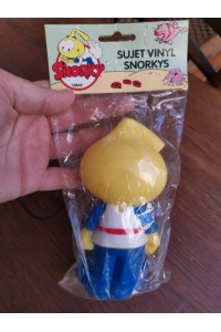 Vintage Snorks Snorkel Allstar Vinyl Λαστιχένιο Παιχνίδι by Sepp 1986 Taiwan