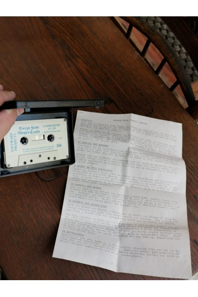 ESCAPE FROM SINGLE΄S CASTLE ACTION GAME ΓΙΑ COMMODORE 64 ΜΕ ΕΛΛΗΝΙΚΕΣ ΟΔΗΓΙΕΣ