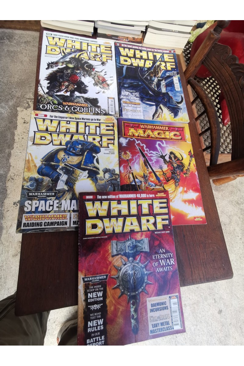ΠΑΛΙΆ ΠΕΡΙΟΔΙΚΆ WHITE DWARF &amp WARHAMMER MAGIC ΑΠΟ GAMES WORKSHOP