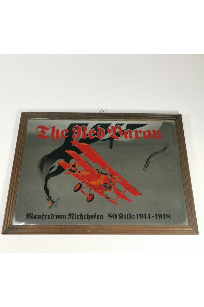 70s Καθρέφτης The Red Baron Aeroplane Pilot