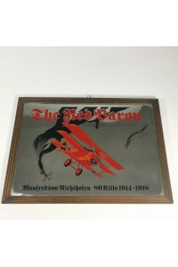 70s Καθρέφτης The Red Baron Aeroplane Pilot