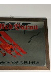 70s Καθρέφτης The Red Baron Aeroplane Pilot