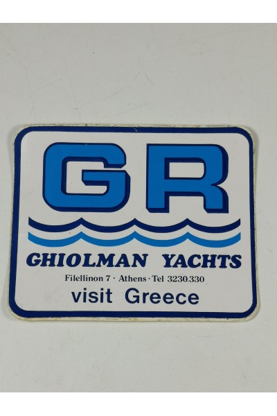 Αυτοκόλλητο GR CHIOLMAN YACHTS