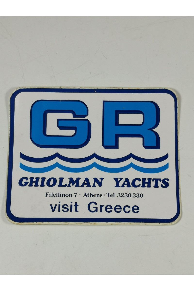 Αυτοκόλλητο GR CHIOLMAN YACHTS