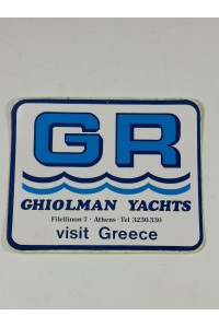 Αυτοκόλλητο GR CHIOLMAN YACHTS