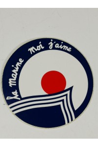 Γαλλικό Αυτοκόλλητο LA MARINE MOI J'AIME