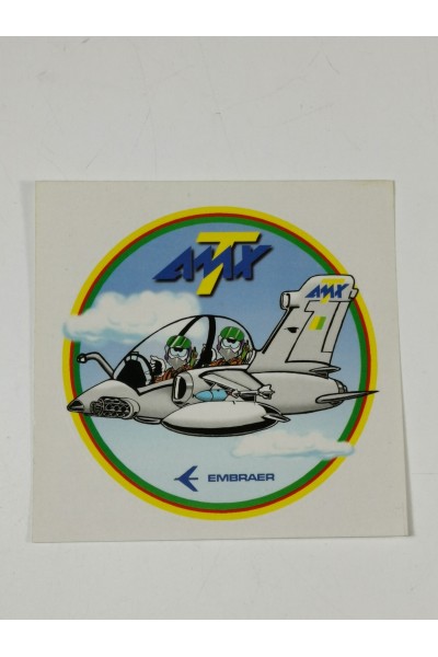 Βραζιλιάνικο Αυτοκόλλητο AMX-T EMBRAER Aircraft