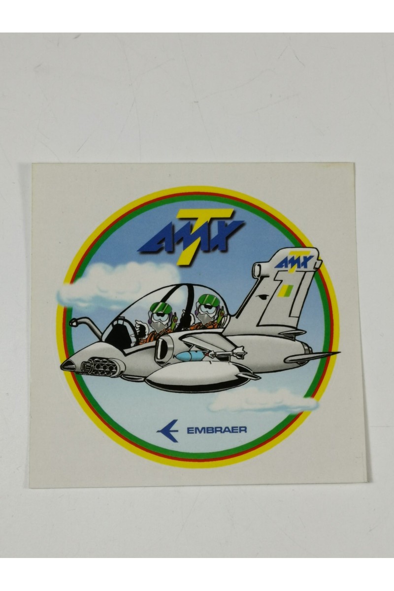 Βραζιλιάνικο Αυτοκόλλητο AMX-T EMBRAER Aircraft