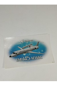 Βραζιλιάνικο Αυτοκόλλητο EMBRAER EMP 145 AEW&ampC