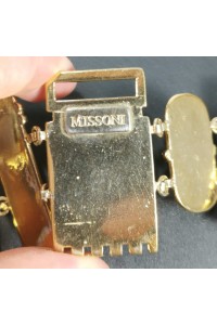 Missoni Χρυσαφί Βραχιόλι Καρπού με Πέτρες