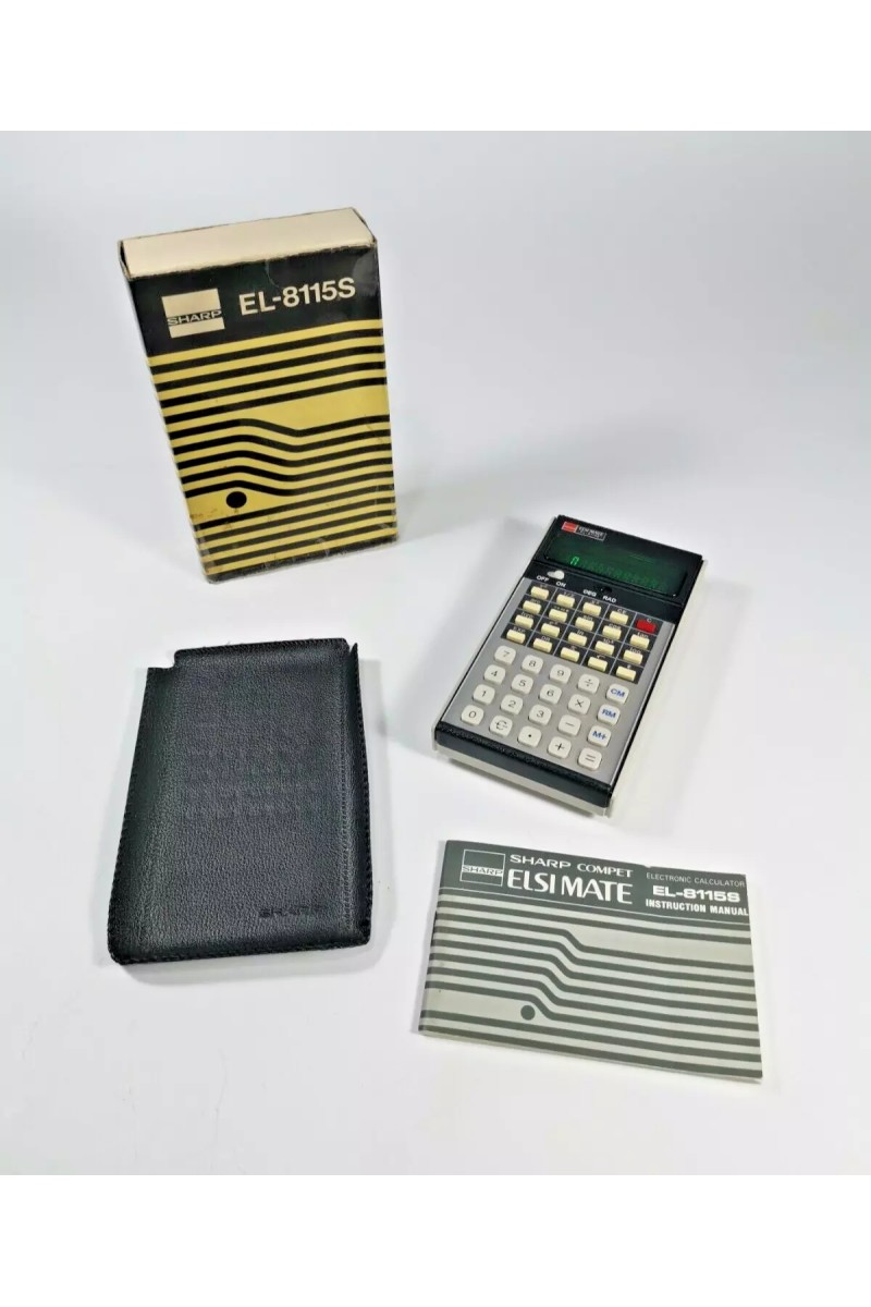 Vintage Φορητή Αριθμομηχανή Sharp EL-8115S