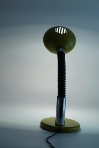 70s Πράσινο Επιτραπέζιο Φωτιστικό της Gamma Lux