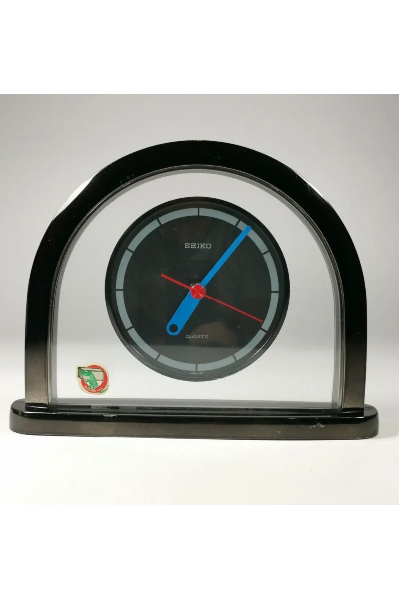 80s Μαύρο Επιτραπέζιο Ρολόι Seiko QZ222K