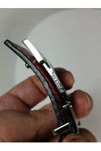 Unisex Κόκκινη Δερμάτινη Ζώνη HERMES