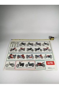 VINTAGE ΑΦΙΣΑ APRILIA AF1 V250 WORLD RACING CHAMPIONSHIP 89 DIDIER DE RADIGUES
