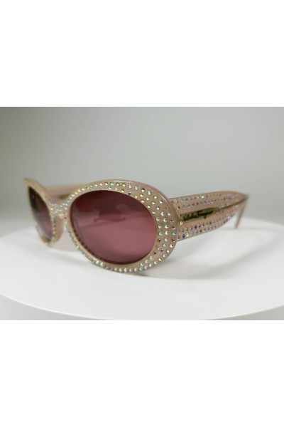 SALVATORE FERRAGAMO Ιταλικά Γυαλιά Ηλιού με Στρας