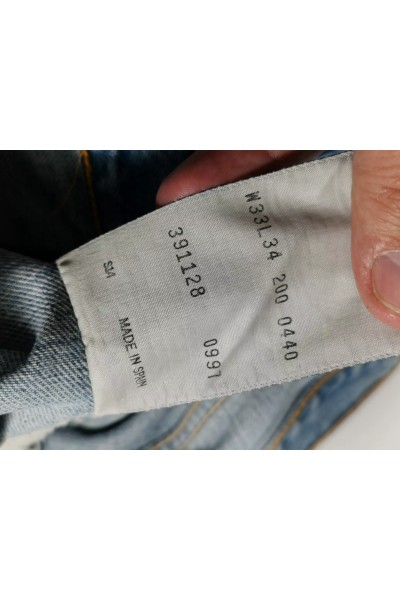 Vintage Τζιν Levi Strauss &amp Co San Francisco Cal W33 L34