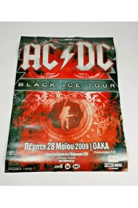 Αφίσα AC/DC Black Ice Tour in Athens OAKA 2009