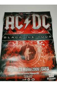 Αφίσα AC/DC Black Ice Tour in Athens OAKA 2009