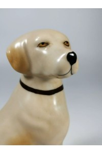 Vintage Πορσελάνινη Φιγούρα Σκύλου Golden Labrador