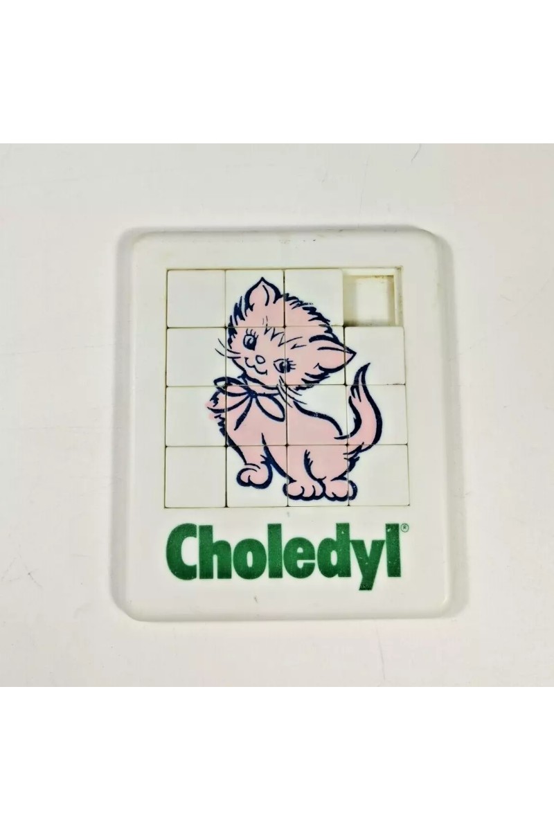 Vintage Διαφημιστικό Παζλ Choledyl Medicine