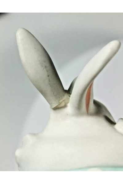 Πορσελάνινη Φιγούρα WDCC Alice in Wonderland Royal Fanfare White Rabbit 