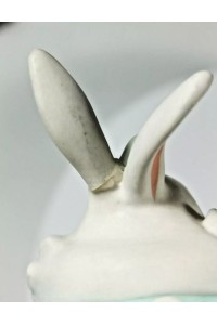 Πορσελάνινη Φιγούρα WDCC Alice in Wonderland Royal Fanfare White Rabbit 