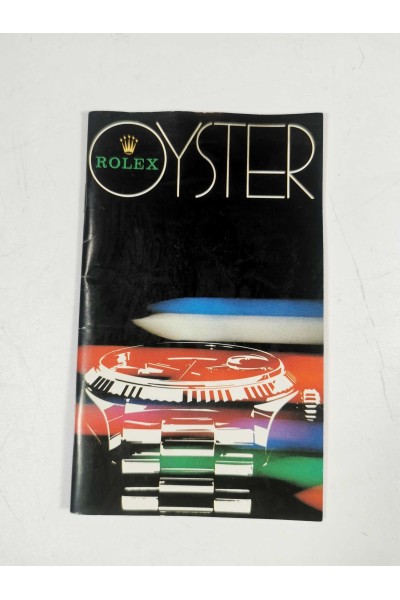 80s Rolex Oyster Βιβλιαράκι Κατάλογος Ρολογιών