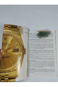 80s Rolex Oyster Βιβλιαράκι Κατάλογος Ρολογιών