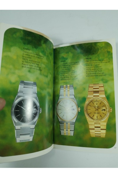 80s Rolex Oyster Βιβλιαράκι Κατάλογος Ρολογιών
