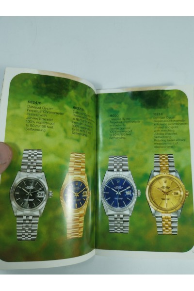 80s Rolex Oyster Βιβλιαράκι Κατάλογος Ρολογιών