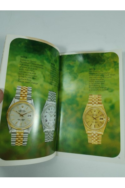 80s Rolex Oyster Βιβλιαράκι Κατάλογος Ρολογιών