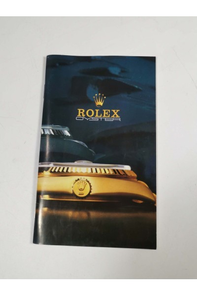 80s Rolex Oyster Βιβλιαράκι Κατάλογος Ρολογιών