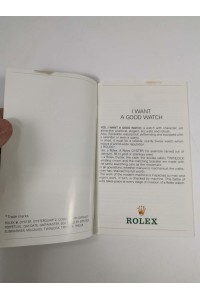 80s Rolex Oyster Βιβλιαράκι Κατάλογος Ρολογιών
