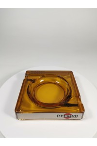 Vintage Διαφημιστικό Γυάλινο Τασάκι Martini