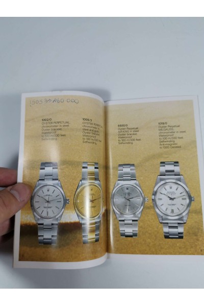 80s Rolex Oyster Βιβλιαράκι Κατάλογος Ρολογιών