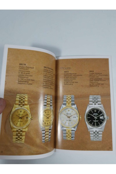 80s Rolex Oyster Βιβλιαράκι Κατάλογος Ρολογιών