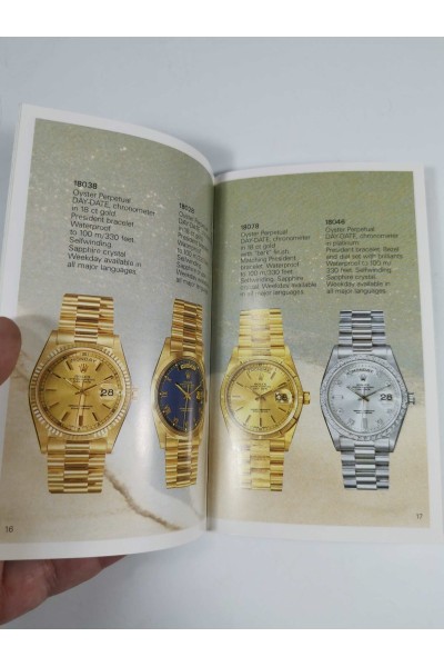 80s Rolex Oyster Βιβλιαράκι Κατάλογος Ρολογιών