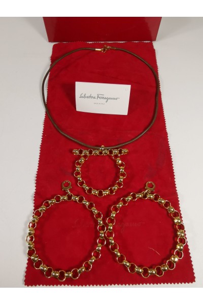 Salvatore Ferragamo Γυναικείο Σετ Κολιέ και Σκουλαρίκια