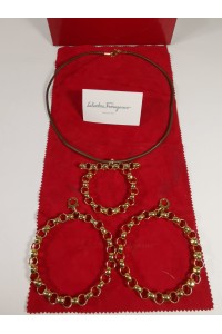 Salvatore Ferragamo Γυναικείο Σετ Κολιέ και Σκουλαρίκια