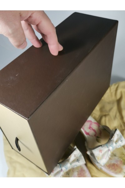 LOUIS VUITTON Λευκές Πολύχρωμες Σατέν Ξύλινες Γόβες Μέγεθος 37