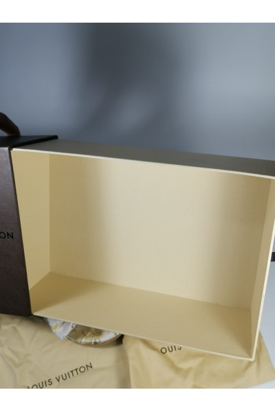LOUIS VUITTON Λευκές Πολύχρωμες Σατέν Ξύλινες Γόβες Μέγεθος 37